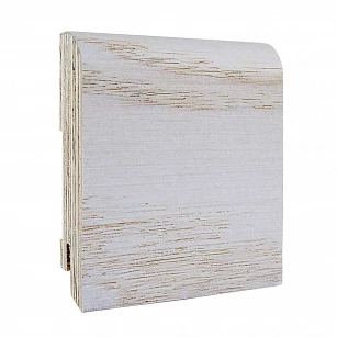 Плинтус шпонированный натур. Finitura Decor 83*19*2400 арт.0010 в интерьере