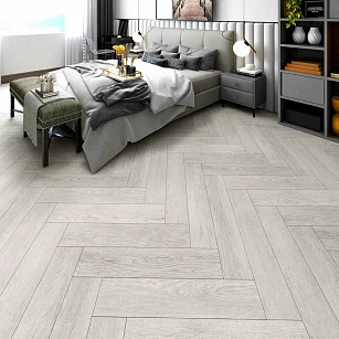 ПВХ Покрытие Calitex Elementals Yappa Herringbone Click ES903 610x150x4 (1,83 м2) в интерьере