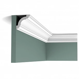 Плинтус из дюрополимера Orac Decor CX124 2000х49х49 в интерьере