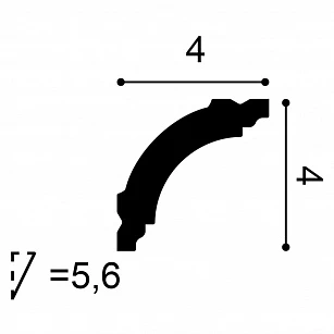Карниз потолочный Orac Decor CB510N 2000х40х40 текстура