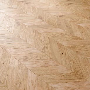 Паркет Елка Французская Lab Arte Chevron Дуб Селект 1015 лак 600/475х125х14/3/45° в интерьере