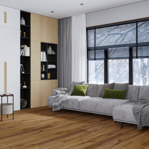 SPC Ламинат Alta Step Дуб Желтый 1218х180х5 (2,6309 м2) SPC8804 в интерьере