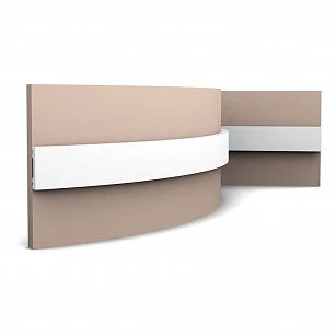 Плинтус из дюрополимера Orac Decor SX162F 2000х40х10  в интерьере