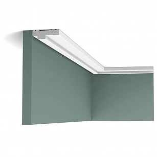 Карниз потолочный Orac Decor CX160 2000x13x39 в интерьере