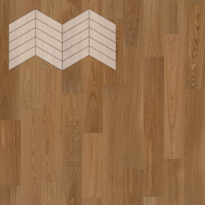 Паркет Елка Французская Lab Arte Chevron Дуб Натур Гридж лак 400/348х90х14/3/60° в интерьере