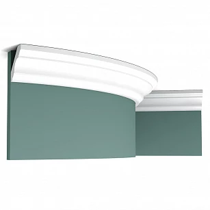 Плинтус из дюрополимера Orac Decor C215F 2000х47х47 в интерьере