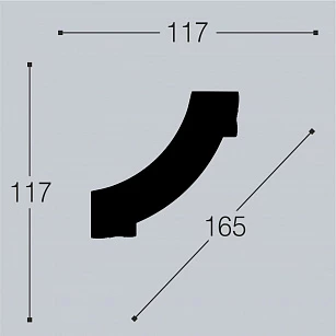 Угол для молдинга Bello Deco М15-У1 текстура