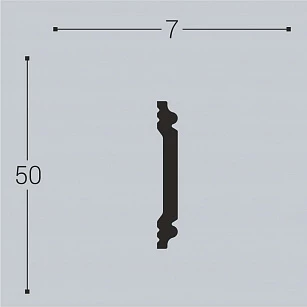 Молдинг Bello Deco XPS М5 50х7х2000 текстура