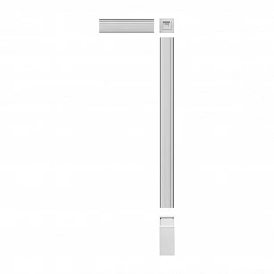 Дверной декор Orac Decor D200 96х96х30 текстура