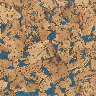 Пробка настенная GRANORTE Country Blue (1,98 м2) в интерьере