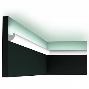 Профиль Orac Decor для скрытого освещения CX188 2000х30х34 в интерьере